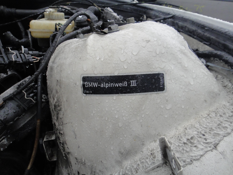 I love how the German cars always have a color label.